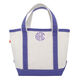 Personalized Violet Trimmed Cutest Little Tote Bag Image 2 of 5